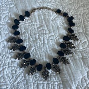 Black/Gray Jeweled Necklace